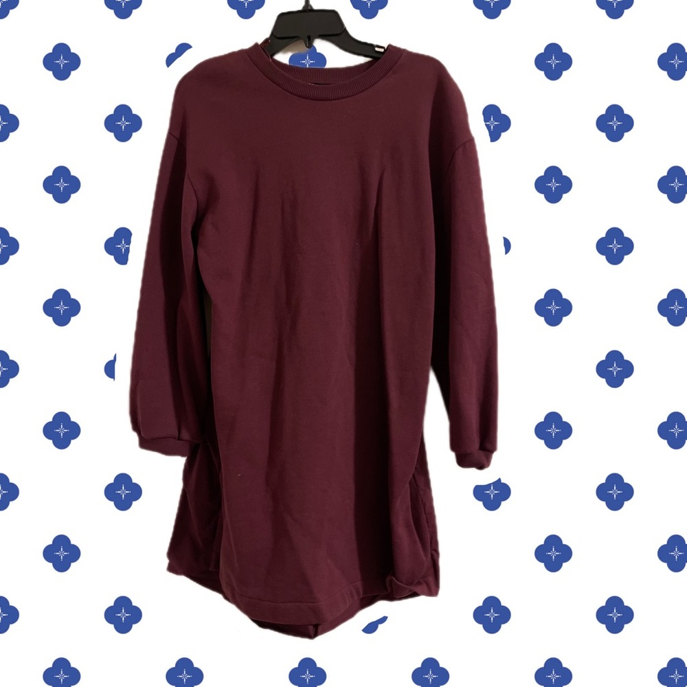 Mid length Maroon Dress